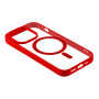 Чехол накладка NEW TPU Color with Magsafe для iPhone 15 Pro Max red