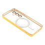 Чехол TPU Metallic Full Camera with Mag для Samsung Galaxy S24+ gold