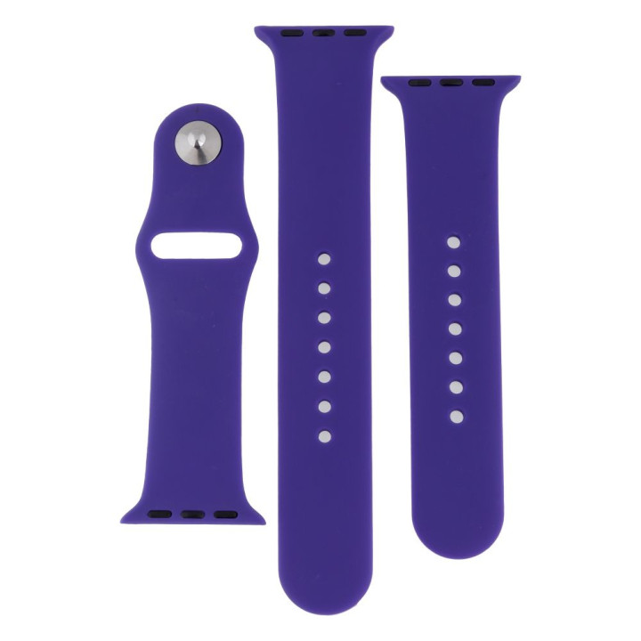 Ремешок Silicone Two-Piece для Apple Watch 38 / 40mm, 39, Elegant purple
