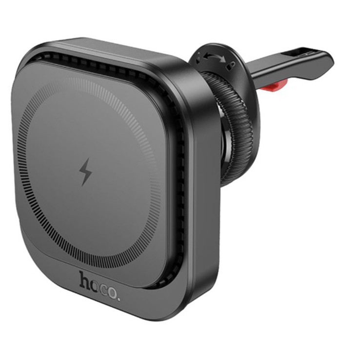 Автомобильный держатель Hoco HW23 Magnetic Wireless 15W, Black
