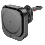 Автомобильный держатель Hoco HW23 Magnetic Wireless 15W, Black