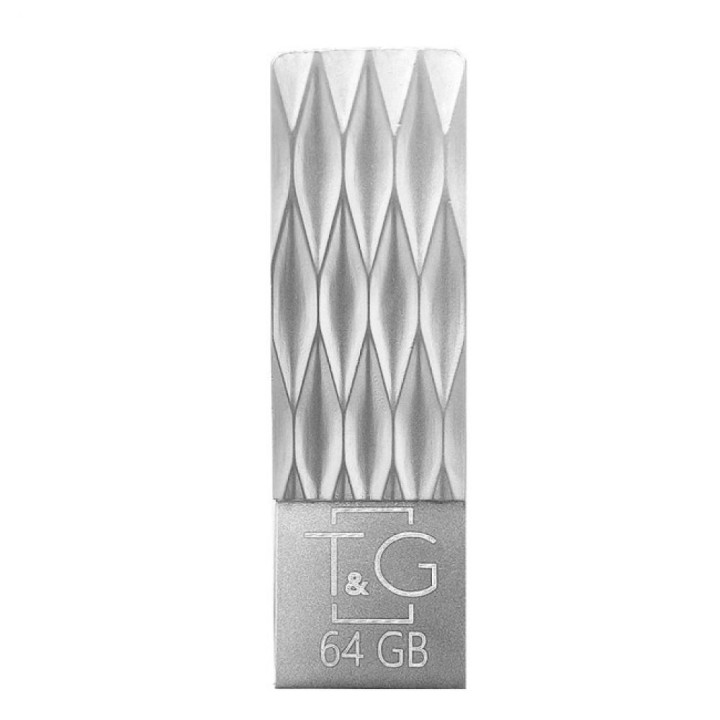 USB флешка Flash Drive T&G Metal 103 64gb, Steel