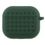 Чехол-футляр для наушников Silicone Fashion Case with Hook для Airpods 3, Dark Green