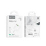 Сетевое Зарядное Устройство Hoco C111A Lucky Type-C PD30W USB QC3.0, White