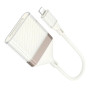 Переходник Hoco UA40 2-in-1 Card Reader Lightning, Apricot