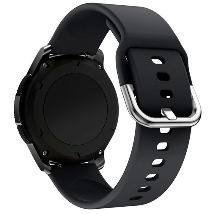 Ремешок Silicone 20mm Original Design для Samsung / Amazfit / Huawei, Black