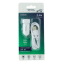 Автомобильное Зарядное Устройство Ridea RCC-21212 Grand USB 2.4A cable Type-C, White