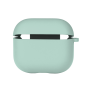 Чехол-футляр для наушников Silicone Case with microfibra для Airpods 4, Sea blue