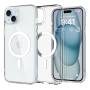 Чехол накладка TPU + PC Spigen Ultra Hybrid with Magsafe для iPhone 15 transparent
