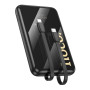 Внешний аккумулятор Power Bank Hoco Q37 Graceful 22.5W PD20W with two cables 10000mAh, Black
