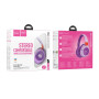 Bluetooth стерео гарнитура Hoco W43, Violet