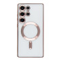 Чехол TPU Metallic Full Camera with Magsafe для Samsung Galaxy S25 Ultra 5G