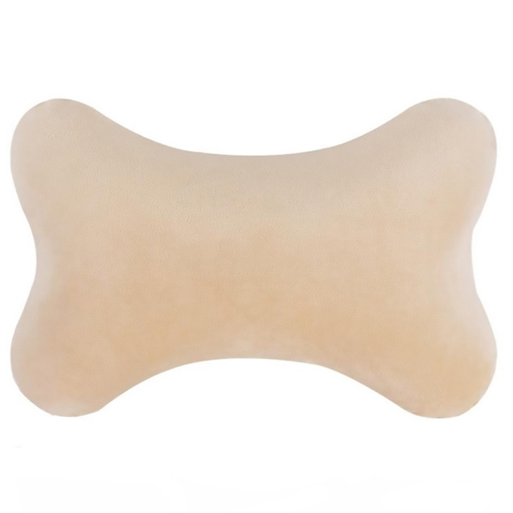 Автомобильная подушка на подголовник 26x17см, Beige