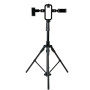 Штатив - тренога для двух телефонов и лампы 1.9м, Black