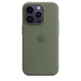 Чехол-накладка Original Silicone+MagSafe для Apple iPhone 14 olive