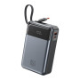 Внешний аккумулятор Power Bank XO PR267 65W с кабелем Type-C 20000mAh, Gray