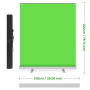 Переносной Фотофон 150*200cm, Green