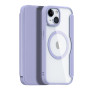 Чехол - книжка Dux Ducis Skin X Pro with MagSafe для iPhone 15 blue