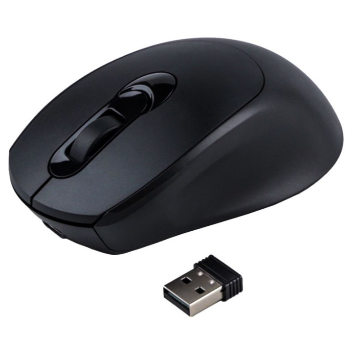 Компьютерная беспроводная мышка TWolf Q8 2.4G USB Адаптер, Black
