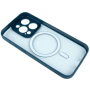 Чехол-накладка Baseus Frame Series Magnetic Case+Glass 0.22mm для Apple iPhone 14 Pro ARJT020103 blue