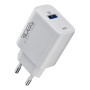 Сетевое Зарядное Устройство Ridea RW-18120 Rapid USB QC 18W, White
