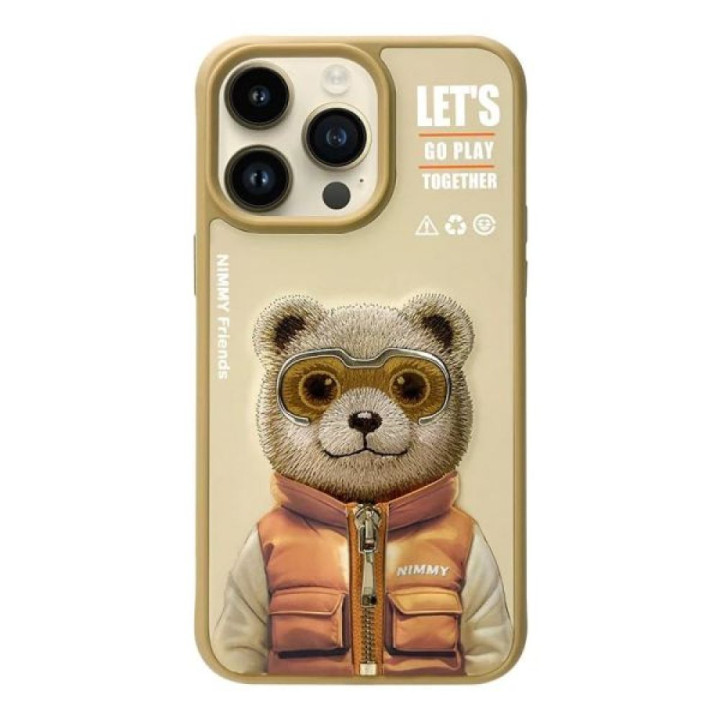 Чехол TPU+PC Nimmy 3D with Metal Buttons для iPhone 16