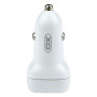 Автомобильное зарядное устройство XO CC37 PD20W / QC3.0, White