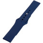 Ремешок Silicone 22mm Original Button Design для Samsung / Amazfit / Huawei, Midnight Blue