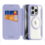Чехол - книжка Dux Ducis Skin X Pro with MagSafe для iPhone 15 Pro purple