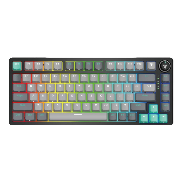 Беспроводная клавиатура игровая Fantech ATOM PRO83 MK913 MERCURY Red Switch, Black