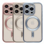 Чохол TPU Metallic Chrome Full Camera with Magsafe для iPhone 16 Pro