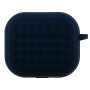 Чехол-футляр для наушников Silicone Fashion Case with Hook для Airpods 3, Navy blue