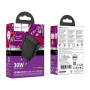 Сетевое зарядное устройство Hoco CS61A 1USB / 1USB-C PD / QC 30W, Black