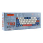 Игровая Клавиатура TWolf T60 Blue Switch. Blue-White