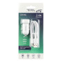 Автомобильное Зарядное Устройство Ridea RCC-21312 Grand Lightning USB 2.4A 1m, White
