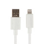 USB кабель Hoco X107 Lightning 2.4A 1m, White