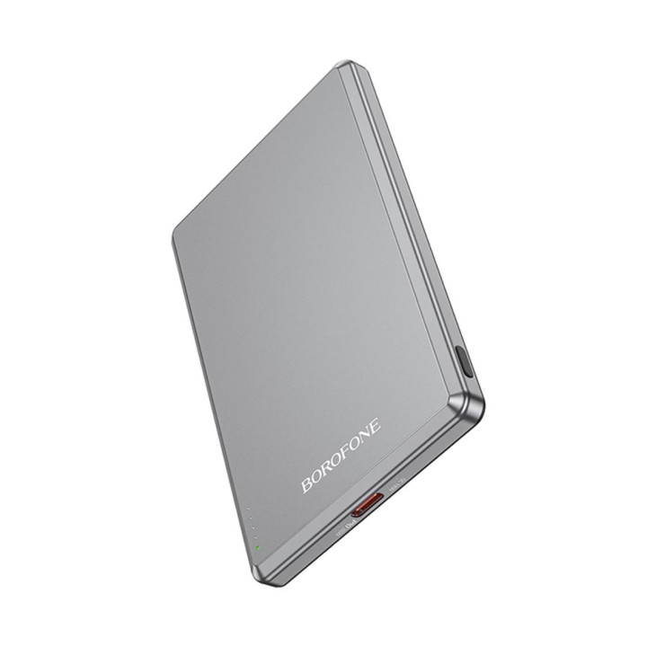 Портативная батарея Power Bank Borofone BJ50 Leader PD20W magnetic wireless charging 5000mAh, Gray