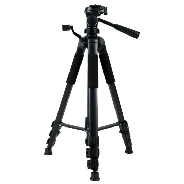 Штатив - тренога  1.5м для фото и видео съемки, Black
