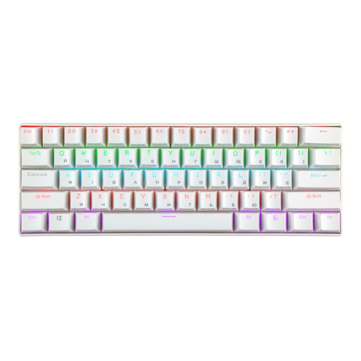 Игровая Клавиатура TWolf T60 Blue Switch. Blue-White