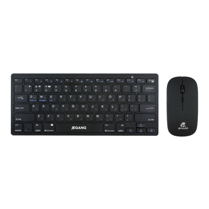 Беспроводная Клавиатура и Мышь JEQANG JB-326, Black