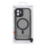 Чехол-накладка TPU+PC Anti Drop with MagSafe для iPhone 12 black