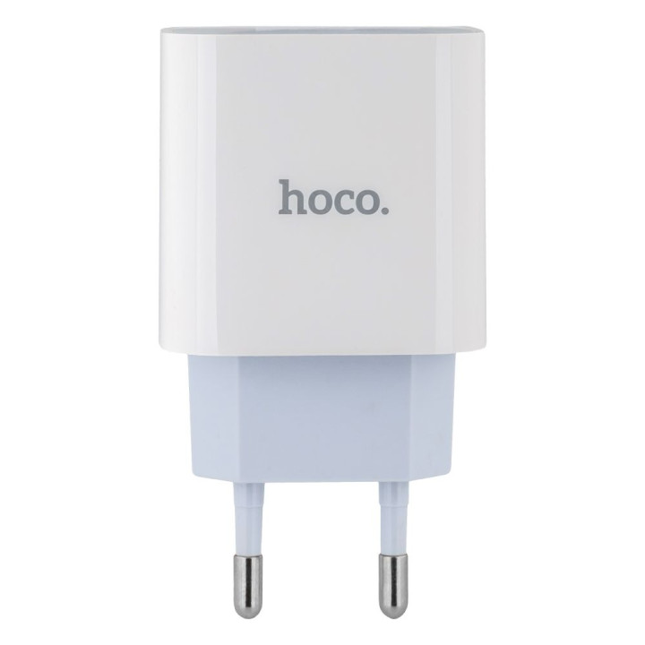 Сетевое Зарядное Устройство Hoco C76A Plus Type-C PD 20W QC3.0 3A, White