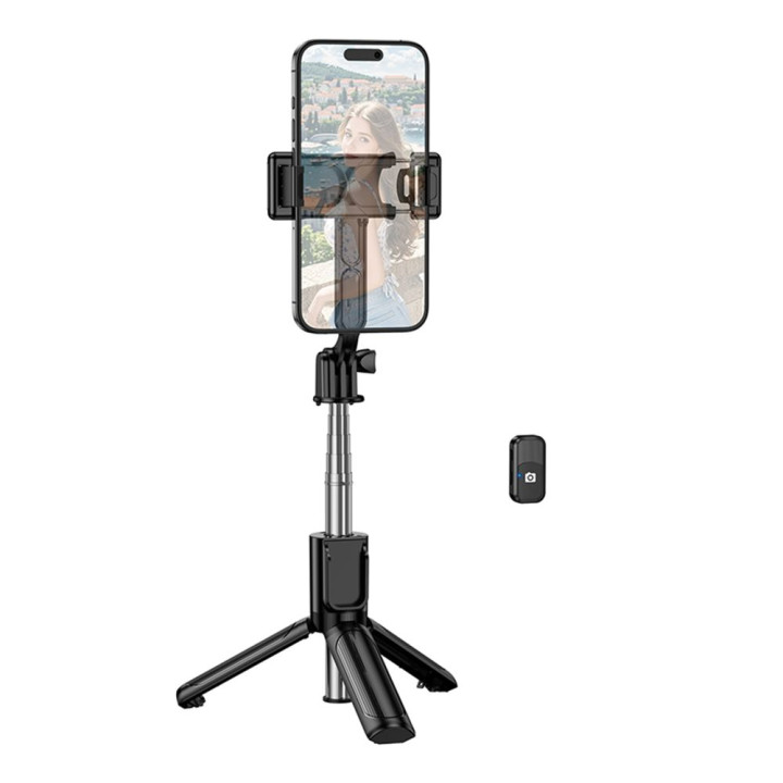 Монопод - штатив для селфи Borofone BY14 Mini 120mAh, Black