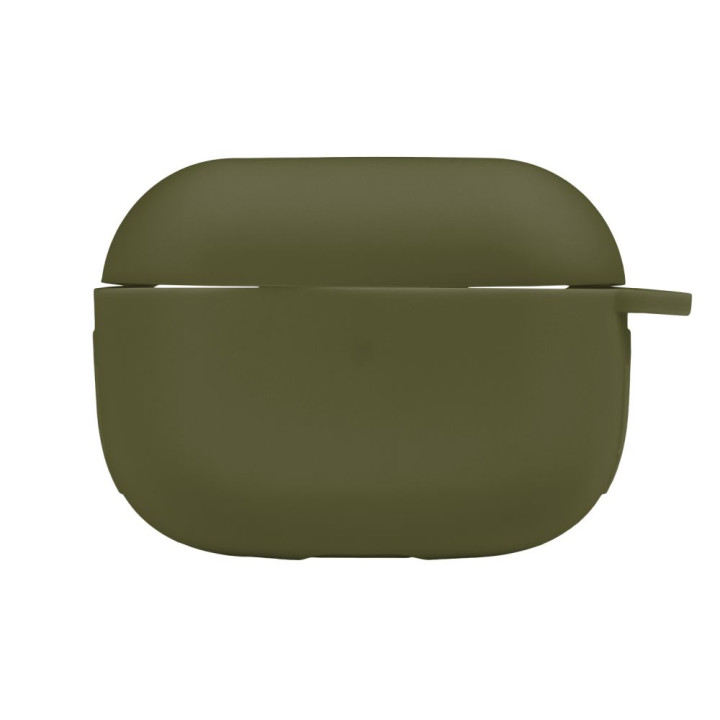 Чехол Silicone Case with hook для Airpods Pro, Army green