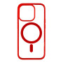 Чехол - накладка TPU Color Magsafe для iPhone 16 Pro Max wine red