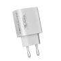 Сетевое Зарядное Устройство Ridea RW-18123 Rapid USB QC 18W с кабелем Micro-USB, White