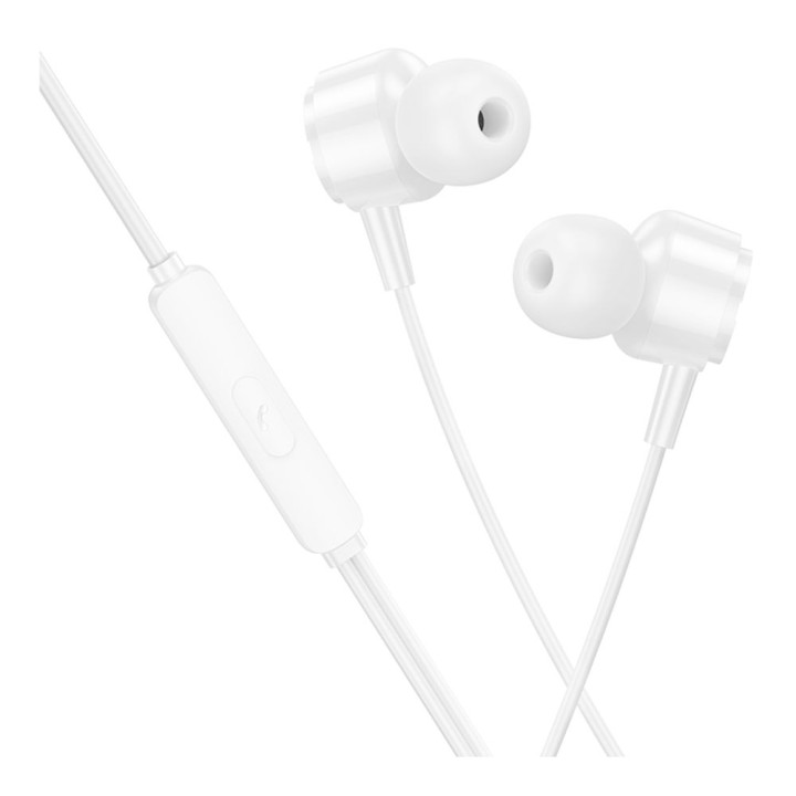 Проводные Вакуумные Наушники Borofone BM94 1.2m, White