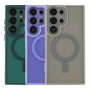 Чехол TPU+PC Magnetic Matte Camera Lens with Magsafe для Samsung Galaxy S24 FE 5G