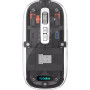 Беспроводная Bluetooth мышь Gelius Aura GP-WM001 Бесшумная, Transparent-Grey