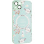 Чехол-накладка Flower Case Mag Safe Camera Protection для Apple iPhone 14 Plus
